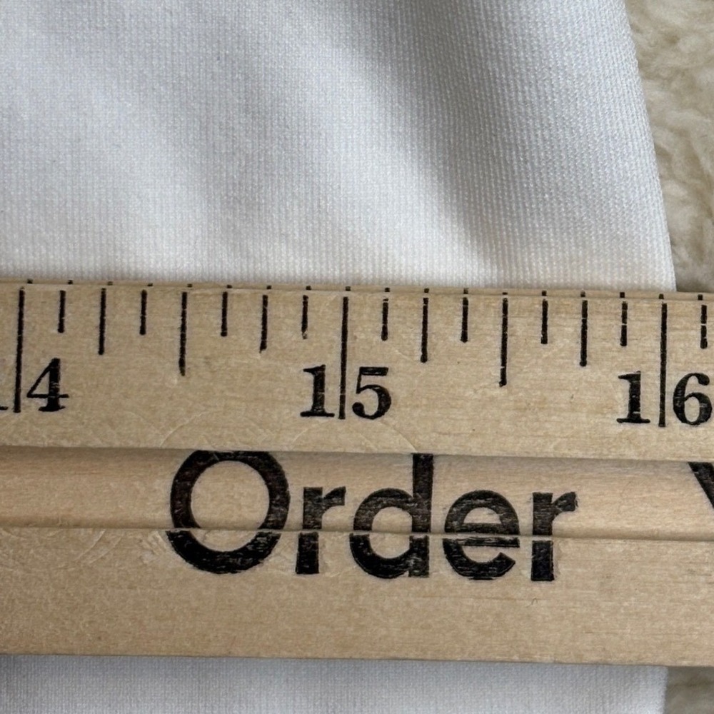 White House Black Market WHBM Womens Tank Top Size L White‎ V-Neck 570179017 NEW - Picture 3 of 6